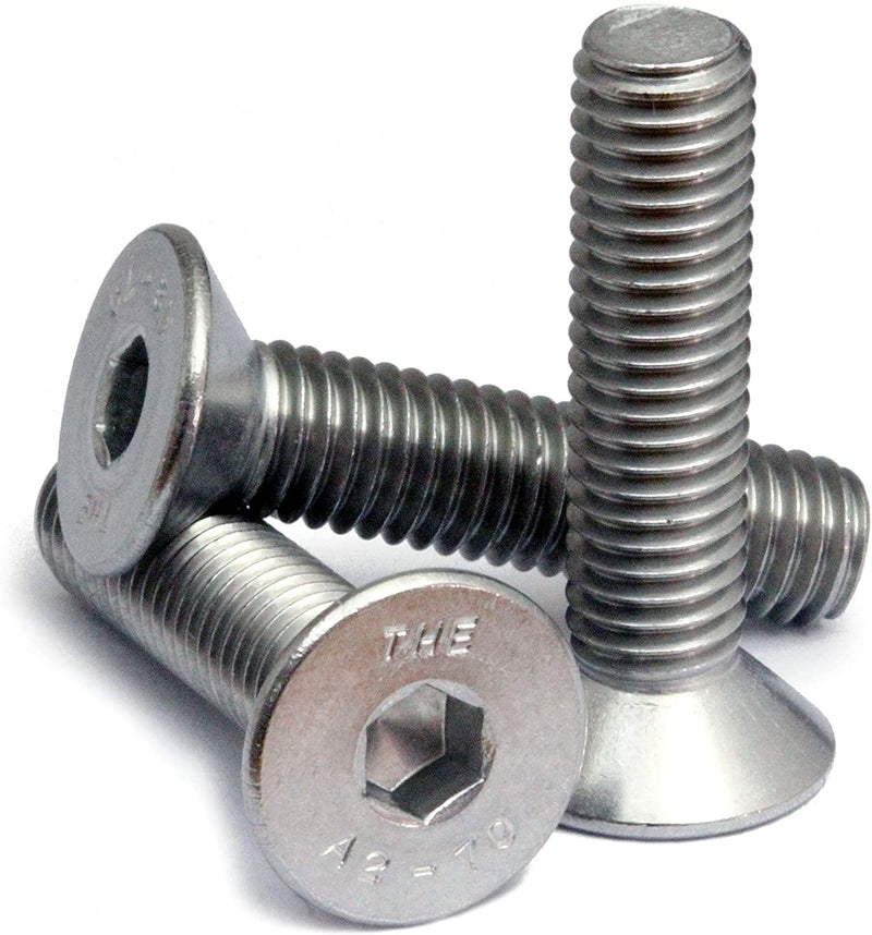 M8 x 1.25 Stainless Screw Countersunk Flat Head Hex
